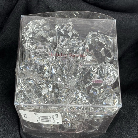 Pottery Barn Holiday Sparkle Sparkling Gems Scatter Vase Filler Ornament Decor - Picture 7 of 9